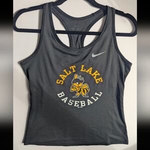 Salt Lake Baseball Black Tank Top